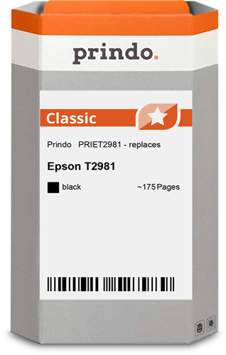 Prindo Classic black ink cartridge