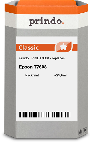 Prindo Classic Black (matt) ink cartridge