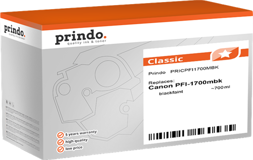 Prindo Classic Black (matt) ink cartridge