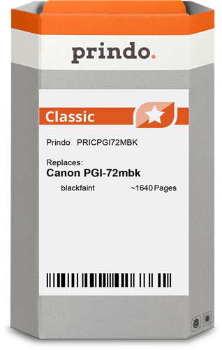 Prindo Classic Black (matt) ink cartridge