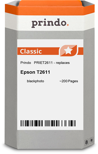 Prindo Classic Black (photo) ink cartridge