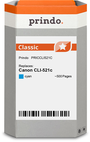 Prindo Classic cyan ink cartridge