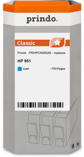 Prindo Classic cyan ink cartridge