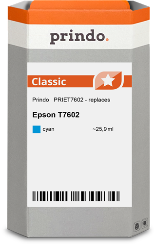 Prindo Classic cyan ink cartridge