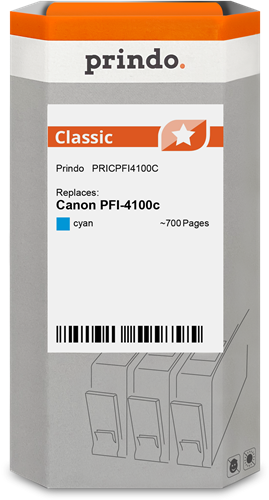 Prindo Classic cyan ink cartridge