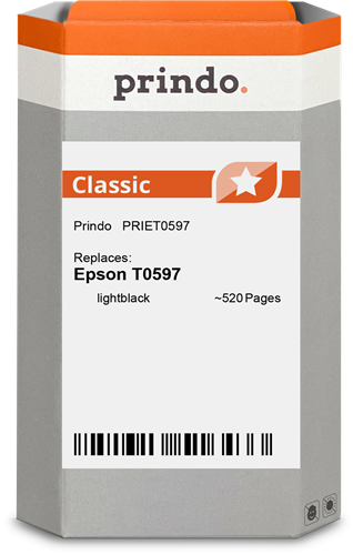 Prindo Classic lightblack ink cartridge