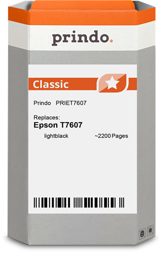 Prindo Classic lightblack ink cartridge