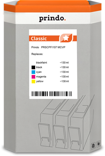 Prindo Classic multipack black / cyan / magenta / yellow / Black (matt)
