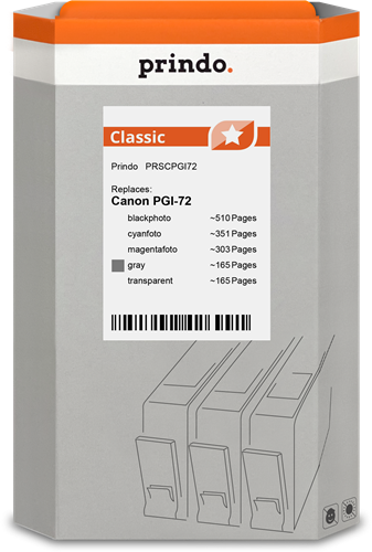 Prindo Classic multipack Black (photo) / blackphoto;cyanfoto;magentafoto;gray;transparent / blackphoto;cyanfoto;magentafoto;gray;transparent / Gray / clear