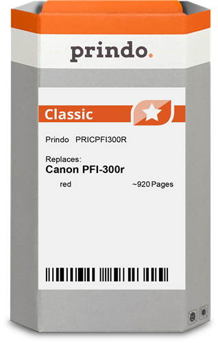 Prindo Classic Red ink cartridge