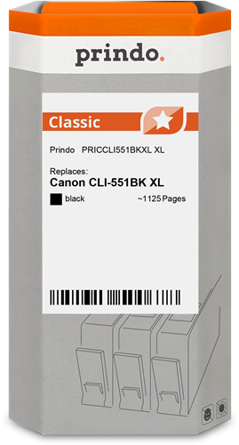 Prindo Classic XL black ink cartridge
