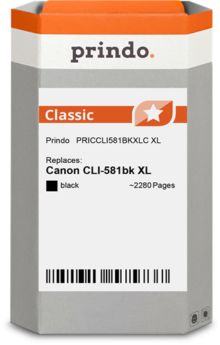 Prindo Classic XL black ink cartridge