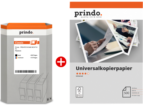 Prindo Classic XL black / more colours value pack