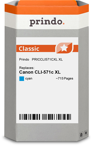 Prindo Classic XL cyan ink cartridge