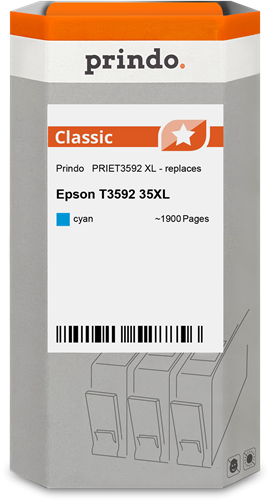 Prindo Classic XL cyan ink cartridge