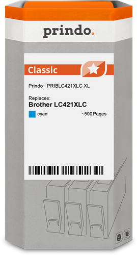 Prindo Classic XL cyan ink cartridge