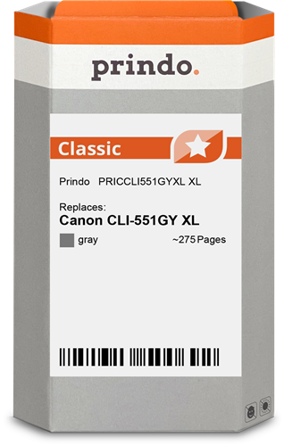 Prindo Classic XL Gray ink cartridge