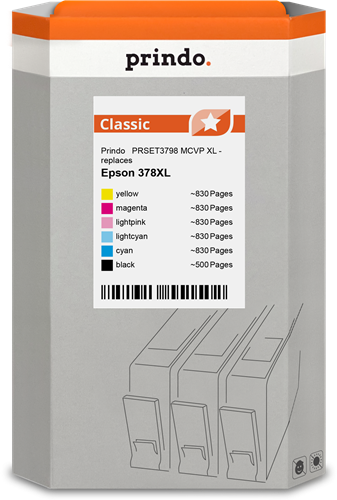 Prindo Classic XL multipack black / cyan / magenta / yellow / cyan (light) / magenta (light)