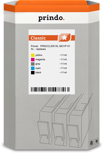 Prindo Classic XL multipack black / cyan / magenta / yellow / Gray