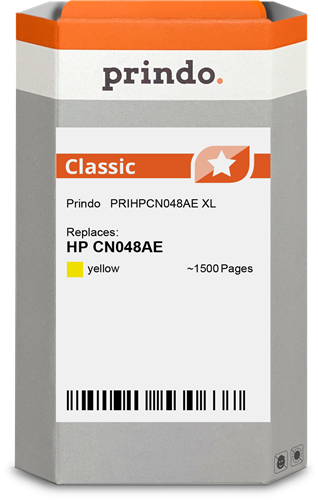 Prindo Classic XL yellow ink cartridge