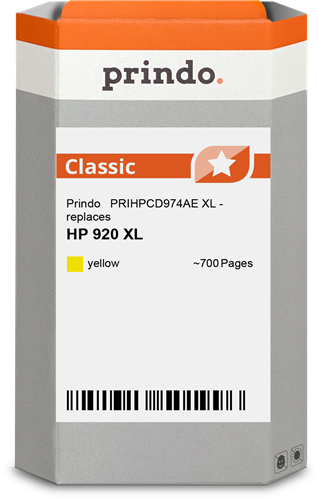 Prindo Classic XL yellow ink cartridge