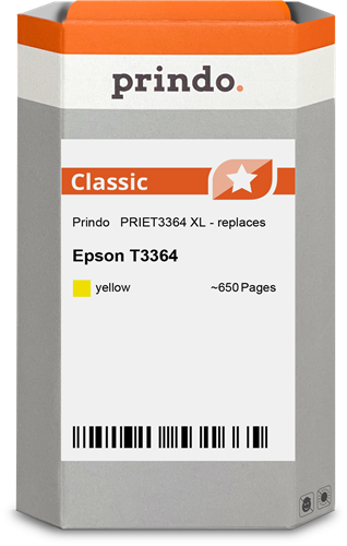 Prindo Classic XL yellow ink cartridge