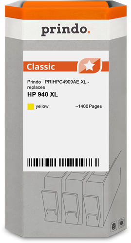 Prindo Classic XL yellow ink cartridge