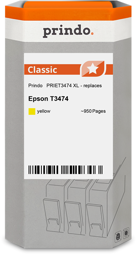 Prindo Classic XL yellow ink cartridge
