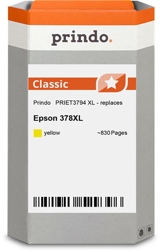 Prindo Classic XL yellow ink cartridge