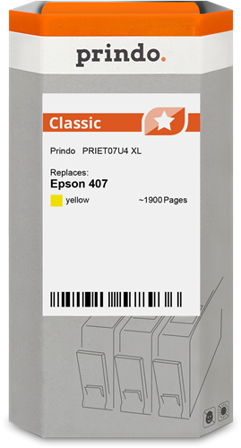 Prindo Classic XL yellow ink cartridge