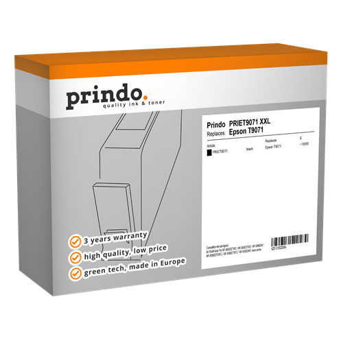 Prindo Classic XXL black ink cartridge