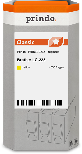 Prindo Classic yellow ink cartridge