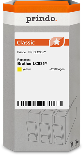 Prindo Classic yellow ink cartridge