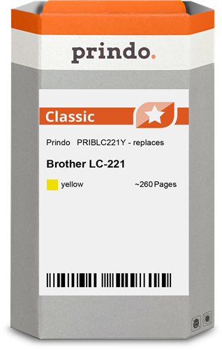 Prindo Classic yellow ink cartridge