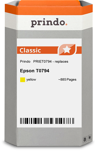 Prindo Classic yellow ink cartridge