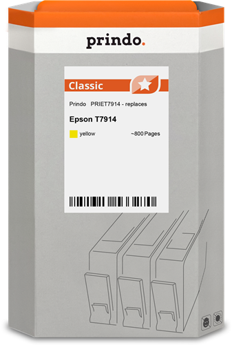 Prindo Classic yellow ink cartridge
