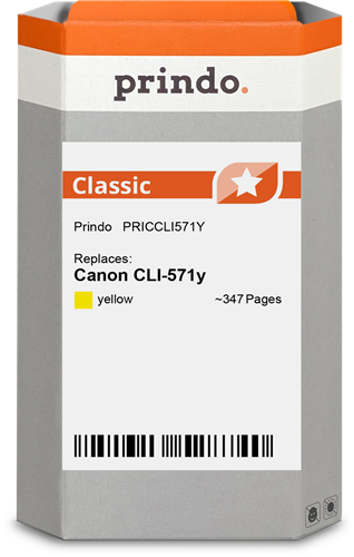 Prindo Classic yellow ink cartridge