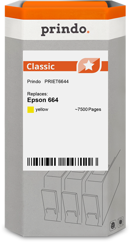 Prindo Classic yellow ink cartridge
