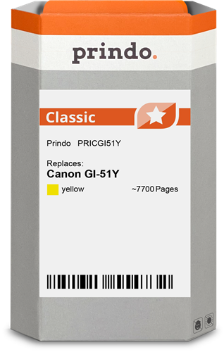 Prindo Classic yellow ink cartridge