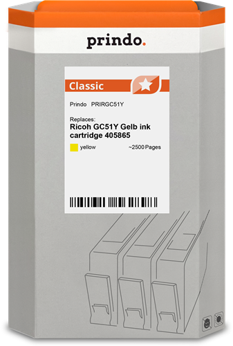 Prindo Classic yellow ink cartridge