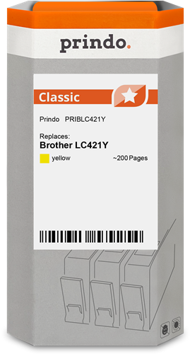 Prindo Classic yellow ink cartridge