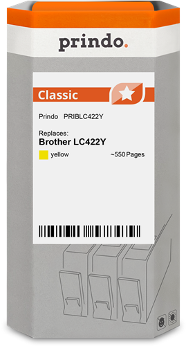 Prindo Classic yellow ink cartridge