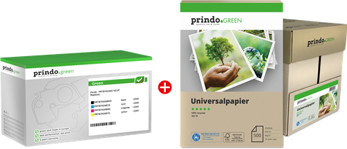 Prindo Green black / cyan / magenta / yellow value pack