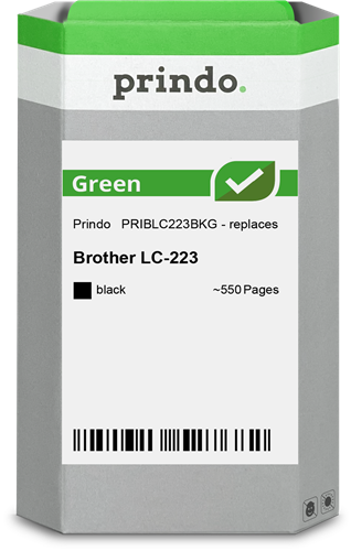 Prindo Green black ink cartridge