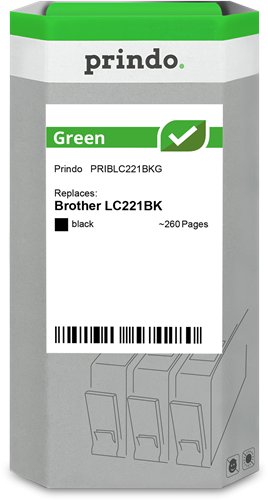 Prindo Green black ink cartridge