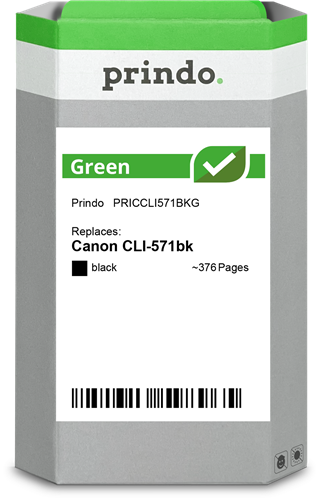Prindo Green black ink cartridge