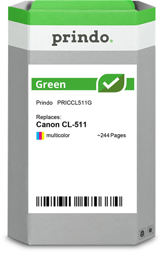 Prindo Green more colours ink cartridge