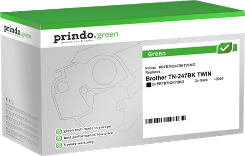 Prindo Green multipack black