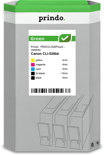 Prindo Green multipack black / cyan / magenta / yellow