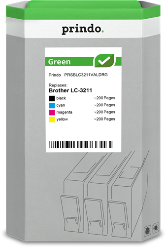 Prindo Green multipack black / cyan / magenta / yellow